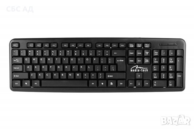 Стандартна клавиатура за персонален компютър, снимка 1 - Клавиатури и мишки - 35475258