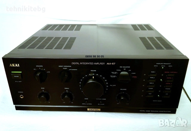 ⭐⭐⭐ AKAI AM-67 ⭐⭐⭐ Топ модел усилвател с ДАК , 2 х 170/110 вата (4/8 ома), снимка 6 - Ресийвъри, усилватели, смесителни пултове - 54344862