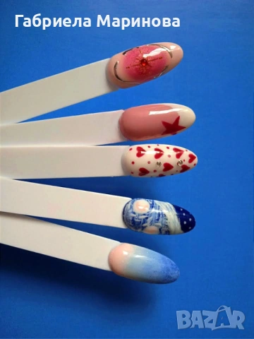 Ръчно изработени изкуствени нокти , снимка 7 - Продукти за маникюр - 53993692