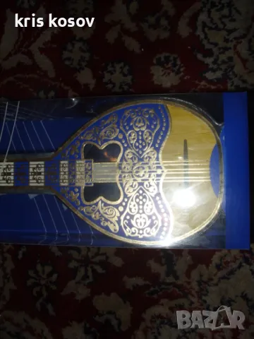 ретро бутилка във формата на бузуки, снимка 4 - Антикварни и старинни предмети - 49323305