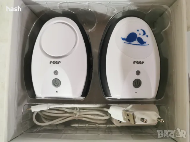 Бебефон Reer GmbH 50070 , Rigi Digital, Защитен от прихващане, Нощна светлина, Интерком функция, снимка 4 - Други - 49347680