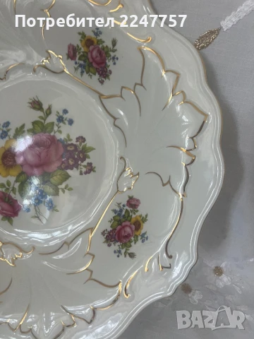 Плато порцелан Weimar, снимка 5 - Антикварни и старинни предмети - 51381457