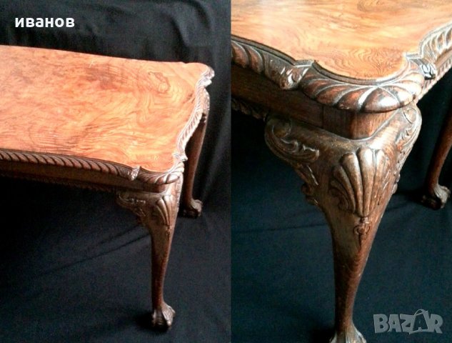 Антична маса чипъндейл, снимка 6 - Антикварни и старинни предмети - 31026819