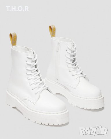 НОВИ Dr. Martens Vegan Jadon II Mono Kemble Platform Boots ОРИГИНАЛНИ дамски кубинки 38/39/40/41, снимка 4 - Дамски боти - 39381258