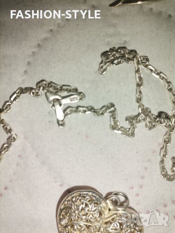 925 СРЕБРО голям сребърен комплект , снимка 3 - Бижутерийни комплекти - 37354746