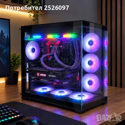 MSI Z170A PRO/RTX 3060 Ti/32GB DDR4/480GB/Водно охлаждане Artic/RGB