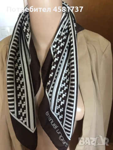 Дамски шал Emanuel Ungaro , снимка 3 - Шалове - 52053233