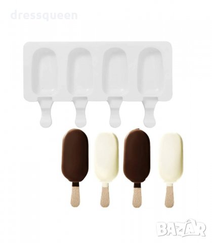 3211 Силиконова форма за сладолед на клечка, снимка 13 - Форми - 34230836