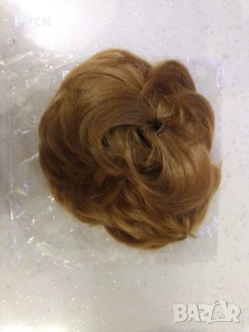 Ластик за коса, изкуствен косъм , снимка 7 - Аксесоари за коса - 39067934