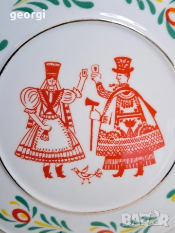 унгарска порцеланова бъклица Hollohaza , снимка 5 - Сервизи - 52371891