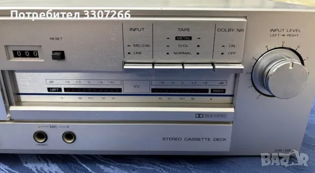 Fisher CR-115 касетен дек , снимка 2 - Ресийвъри, усилватели, смесителни пултове - 49091756