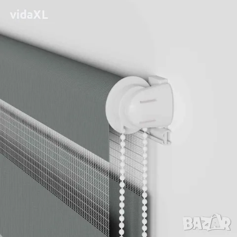 vidaXL Зеброва щора 50x100 см ширина на плата 45,9 cm полиестер, снимка 9 - Щори - 56147387