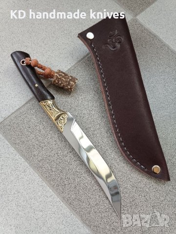 Ръчно изработен ловен нож от марка KD handmade knives ловни ножове , снимка 2 - Сушилни - 32579119