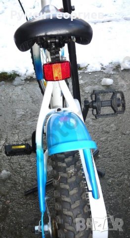 Детски велосипед 16” Reactor Foxy, стоманена рамка, контра, син/бял , снимка 12 - Детски велосипеди, триколки и коли - 35010518
