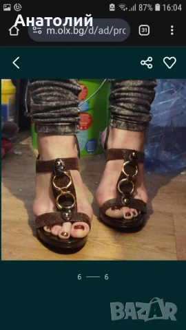 Продавам дамски сандали Guess, снимка 5 - Сандали - 54028332