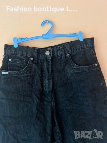 Черни дънки 36 размер и състав 84% памук с еластант 👖👖👖, снимка 7 - Дънки - 52376246