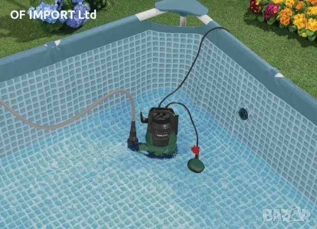 Потопяема Помпа за Бистра Вода PARKSIDE PTPK 400 B1, снимка 3 - Градинска техника - 50820115