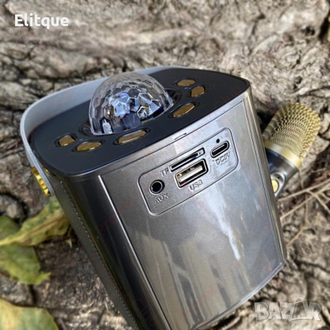 Мини безжичен караоке високоговорител с един микрофон YS-107, снимка 6 - Микрофони - 52839473