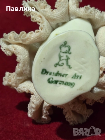 Дрезденска порцеланова балерина, снимка 2 - Статуетки - 52189996