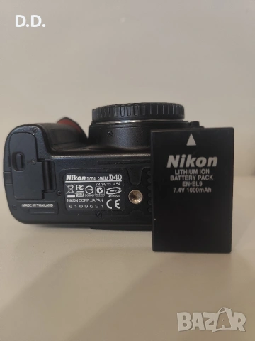 Nikon D40 - само с ръчнофокусни обективи, снимка 9 - Фотоапарати - 53948690