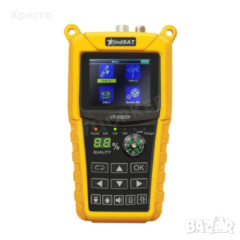 Сателитен телевизионен търсач - DVB-T2/DVB S2/DVB C, снимка 2 - Приемници и антени - 52252376