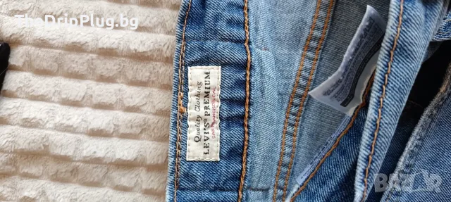 Levis мъжки къси дънки размер 32 син цвят отлично състояние , снимка 5 - Къси панталони - 55849428