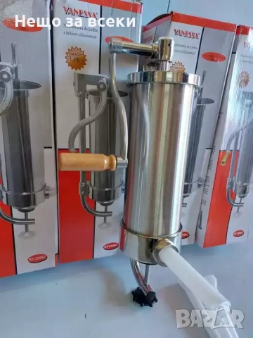 Вертикална пълначка за месо 3л, снимка 2 - Месомелачки - 51940628