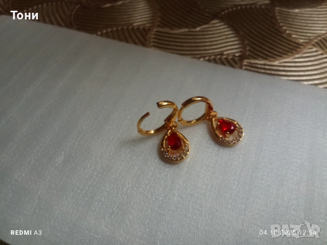 Дамски обеци 3 различни вида, снимка 3 - Обеци - 49461049