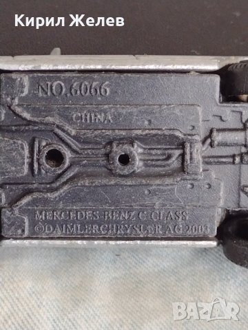 Метална количка MERCEDES BENZ C CLASS за КОЛЕКЦИЯ ДЕКОРАЦИЯ 17886, снимка 9 - Колекции - 40718609