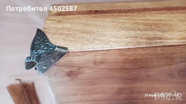 Стилен дървен органайзер за бижута, снимка 9 - Бижутерийни комплекти - 50930039