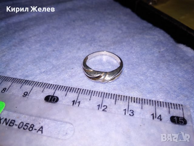 СТИЛНО ОРНАМЕНТИРАН СРЕБЪРЕН РЕТРО ПРЪСТЕН СРЕБРО 925 ПРОБА РЪЧНА ИЗРАБОТКА 37099, снимка 3 - Антикварни и старинни предмети - 39979862