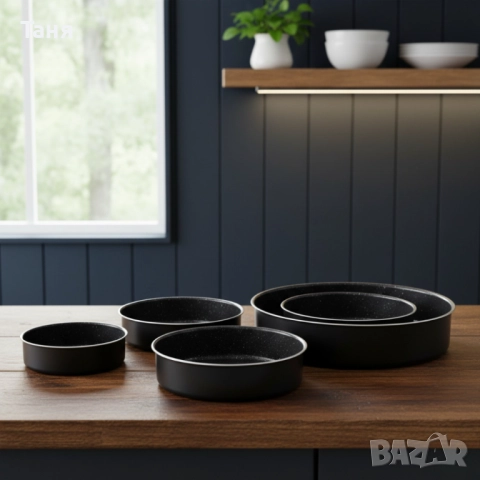 Алуминиева мраморна тава – чисто отделяне и безупречни печива всеки път, снимка 2 - Съдове за готвене - 52503526