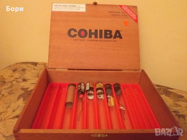 Кутия от пури COHIBA CRYSTAL CORONA, снимка 2 - Други ценни предмети - 30812708