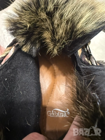 Gabina боти от естествена кожа и естествен косъм, снимка 6 - Дамски боти - 52827167
