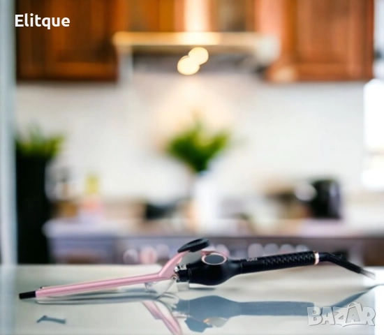 Маша за коса Voltz, 38W, Турмалинов кристал покритие, 200°C , Черен, снимка 5 - Маши за коса - 52889054