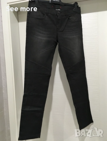 PINKO дамски дънки с естествена кожа US28