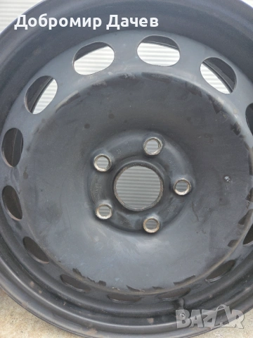 4 бр. оригинални железни джанти 5Q0601027AG, снимка 2 - Гуми и джанти - 54172364