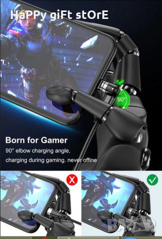 Магнитен USB кабел 180°-360° за зареждане на телефони micro USB, Type C, 8-pin, магнитно замагнитно, снимка 5 - USB кабели - 31578122