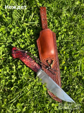 Нож от стомана S90V закалена на 62единици с крио. , снимка 6 - Ножове - 47322972