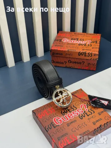 Guess Колан Естествена Кожа Гес - Налични Различни Модели Код D2031, снимка 4 - Колани - 49388820