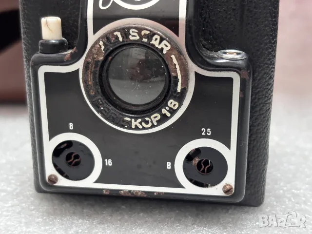 Стар, ретро Немски Фотоапарат Altissa Box 1951 год., снимка 3 - Антикварни и старинни предмети - 56007376