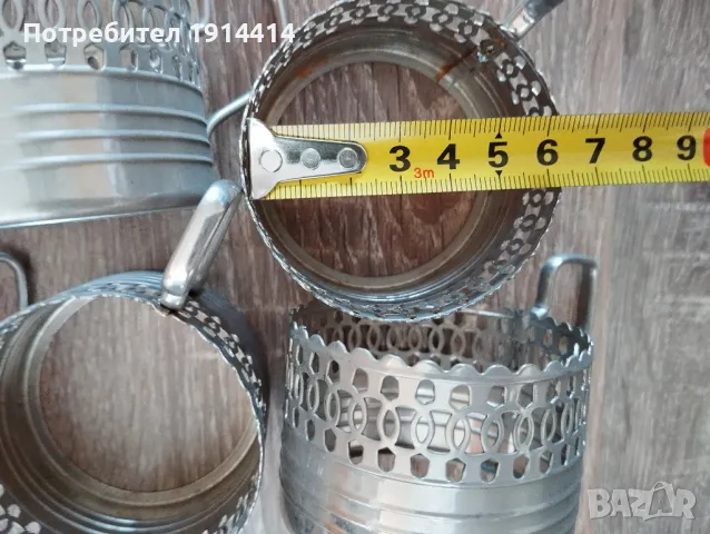 Метални поставки за стъклени чаши, снимка 15 - Чаши - 49756114