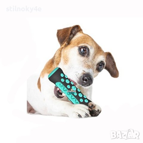 Каучукова кучешка играчка за почистване на зъби Играчки за кучета Каучукови кучешки играчки, снимка 1