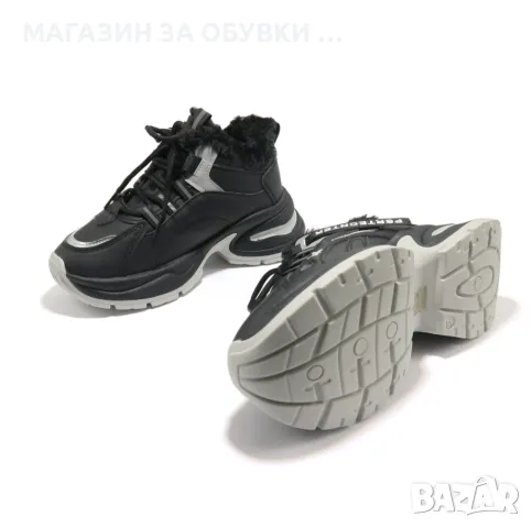 ДАМСКИ ЗИМНИ МАРАТОНКИ - код: Д2410, снимка 4 - Дамски боти - 48353193