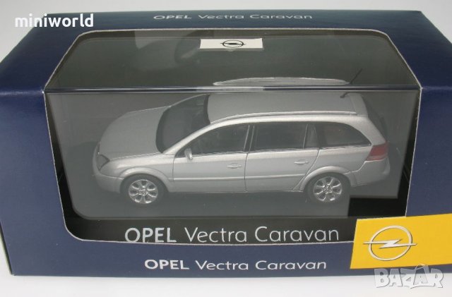 Opel Vectra Caravan 2002 - мащаб 1:43 на Schuco (dealer edition) моделът е нов в PCV дисплей-кейс, снимка 3 - Колекции - 29532430