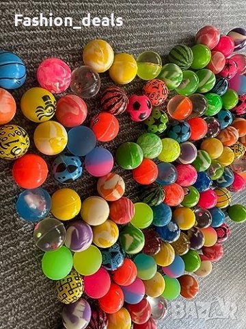 Нов комплект от 15 смесени цветни подскачащи топки 25 мм. Деца Парти Подарък, снимка 3 - Други - 42894425