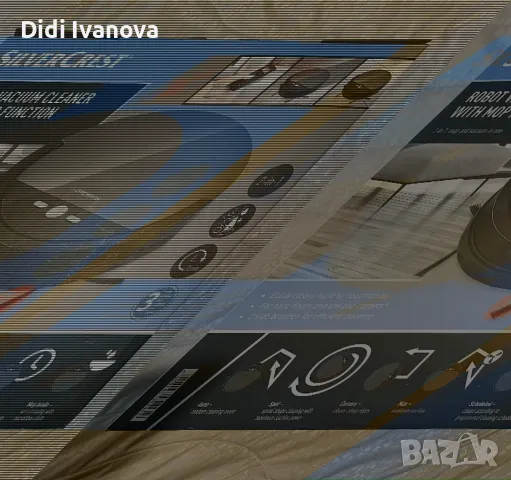 Прахосмукачка робот Silvercrest - ROBOT VACUUM CLEANER WITH MOP FUNCTION, снимка 9 - Прахосмукачки - 48260598