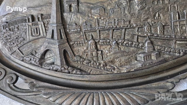 Метално пано Париж, снимка 4 - Декорация за дома - 52127519