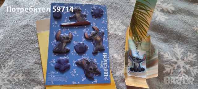 Оригинален ключодържател Стич и стикери, снимка 3 - Други - 50573356