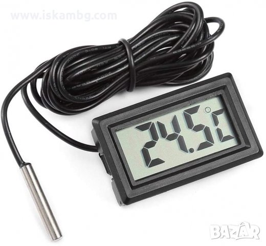 Дигитален термометър със сонда - за хладилник, фризер код 2977, снимка 3 - Друга електроника - 31359888